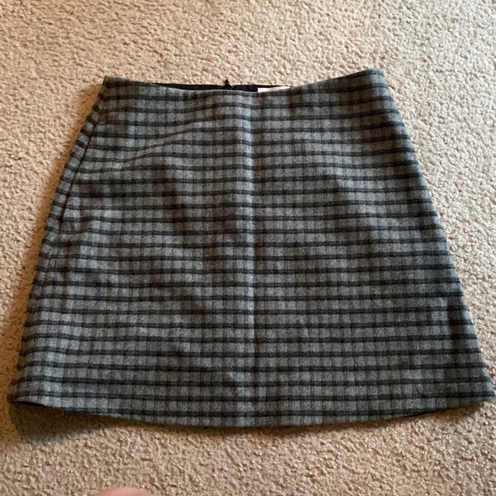 Wilfred Checked Mini Skirt